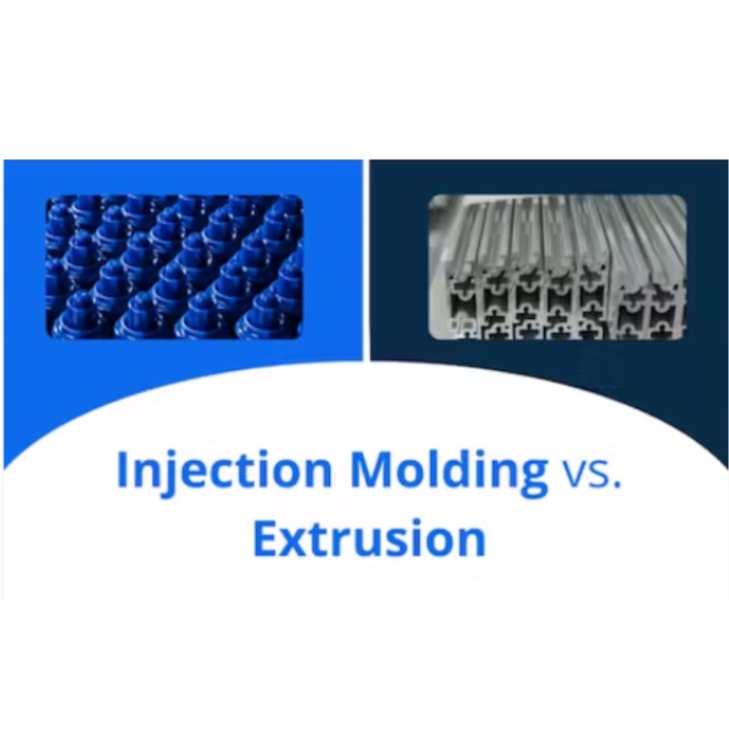 O molde de injeção versus molde de extrusão
